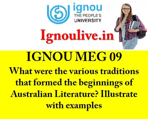 What were the various traditions that formed the beginnings of Australian Literature
